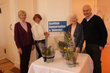 Pictured - 3 Winners with Cllr Dowey