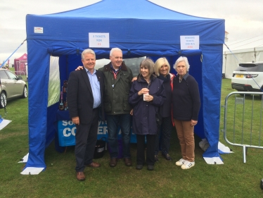 Pictured - Volunteers at the Scottish International Airshow